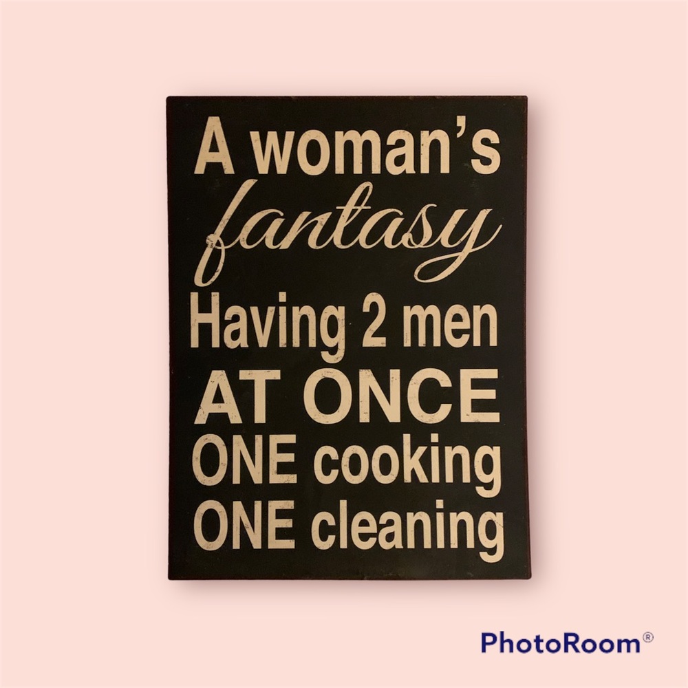 Large metal wall sign